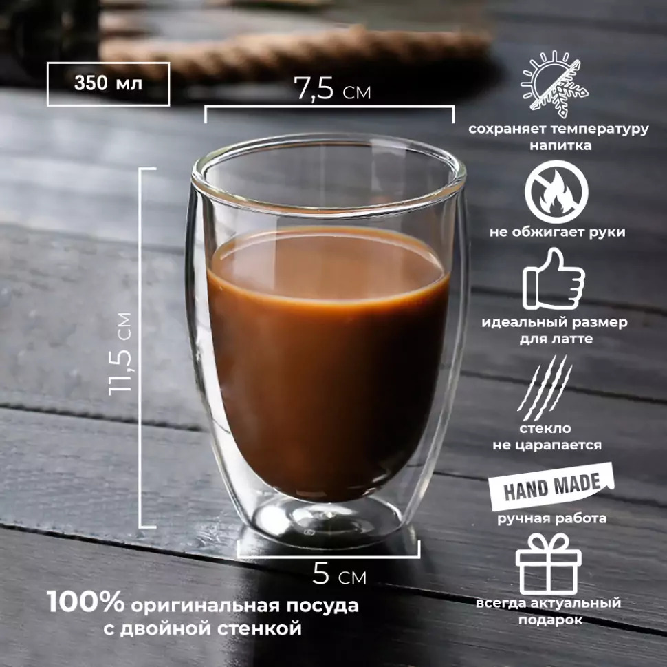 Чем хороша стеклянная посуда с двойным дном