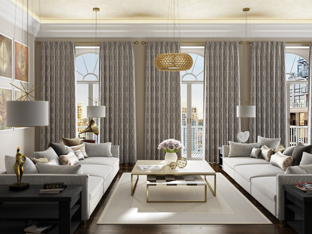 Шторы в гостиную — советы по выбору