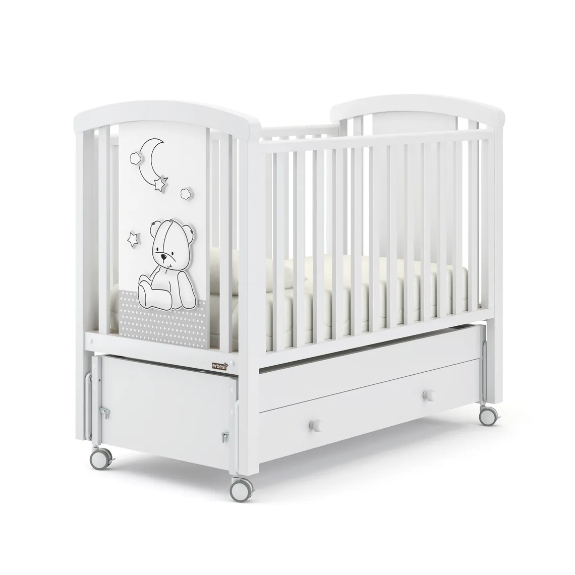 Идеальный выбор для малышей: детская кроватка с продольным маятником