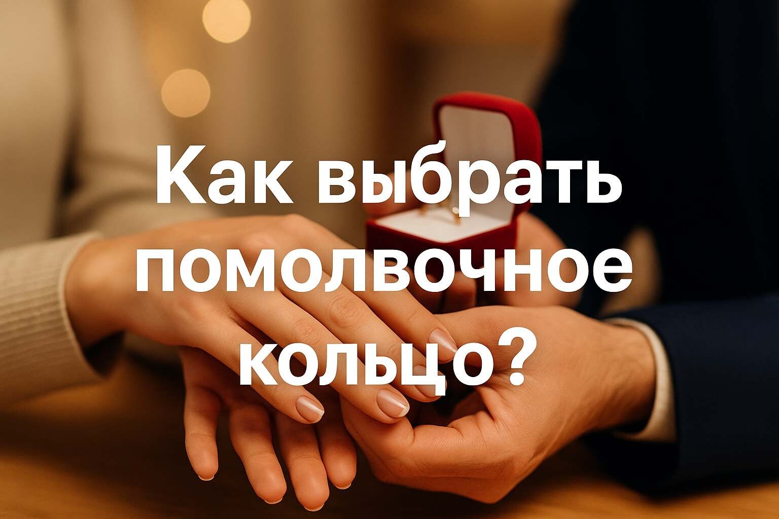 Как выбрать помолвочное кольцо: подробный гид для тех, кто готов сделать предложение