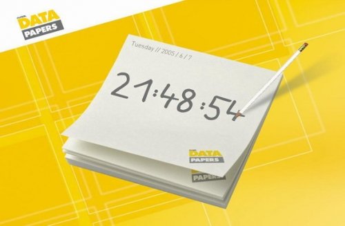 Скринсейвер — часы