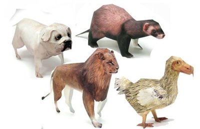 Бумажные модели для детского творчества