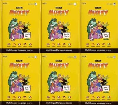 Маззи возвращается / Muzzy comes back - Мультиязычный курс (Английский, французкий, немецкий, испанский, итальянский) [2005] 6 х DVD5