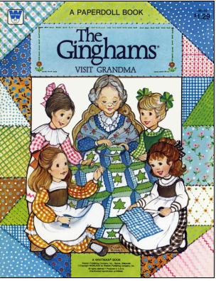 Бумажные куклы "В ситцевом. Визит бабушки"