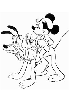 Скачать Сборник раскрасок на тему: "Микки Маус и друзья" бесплатно