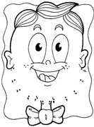 Скачать Сборник раскрасок на тему: "Раскраска по точкам" бесплатно