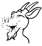 Скачать Сборник раскрасок на тему: "Раскраска по точкам" бесплатно