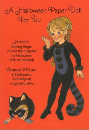 Бумажные куклы "Хэллоуин"