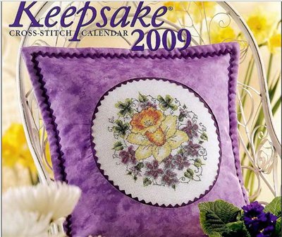 Cross Stitch Calendar Keepsake 2009