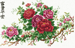 Схемы вышивки крестом от DOME «Цветы»