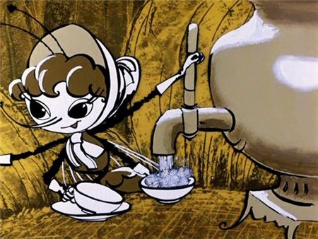 Муха-Цокотуха (1977 / DVDRip / полная реставрация)