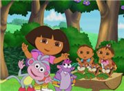 Даша Следопыт: Вечеринка у Даши / Dora the Explorer: Dora's Slumber Party / 2010 / DVDRip