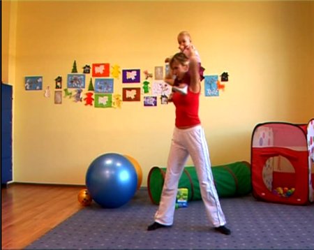 Гимнастика вместе с ребёнком (2008 / DVDRip)