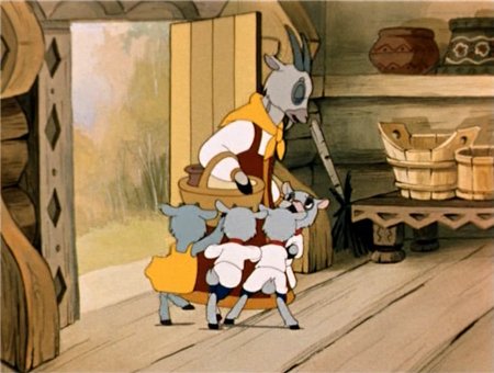 Волк и семеро козлят (1957 / DVDRip / полная реставрация)