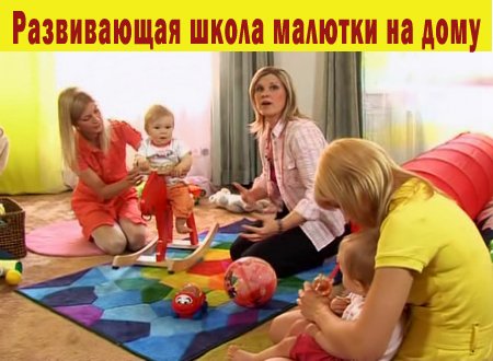 Развивающая школа малютки на дому (2008 / DVDRip)