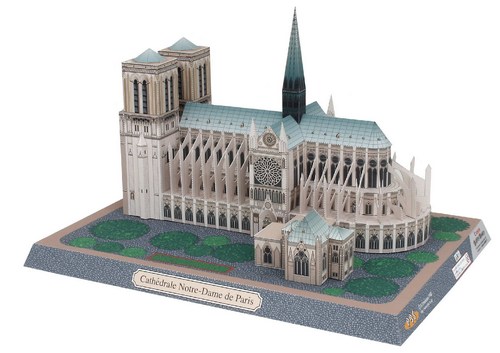 Модели из бумаги - Собор Парижской Богоматери