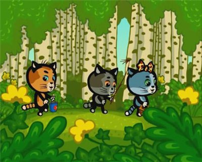 Мультяшки в кармашке: Три котенка (2009) DVDRip