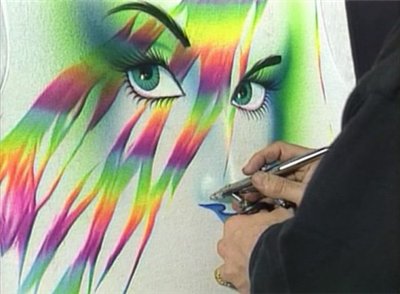 Аэрография: Футболки- трюки и спецэффекты / T-Shirt Cheap Tricks and Special Effects (1990) VHSRip