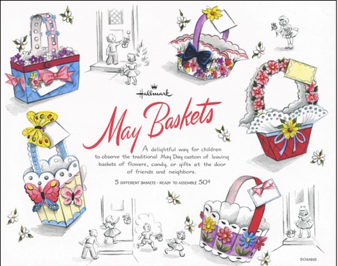 Коробочки от Hallmark.May Baskets