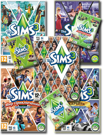 The Sims 3 Антология 8 в 1 + The Store (PC/2011/RePack)