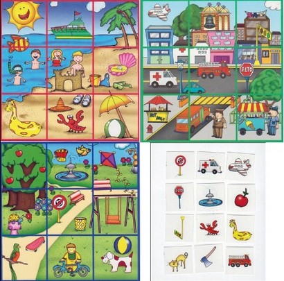 Лото. Сюжетные картинки.