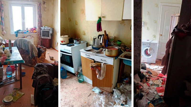 Горе-мать ушла из дома и бросила ребенка в антисанитарии в Кирове