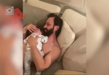 Укачивающий сына Авербух растрогал подписчиков