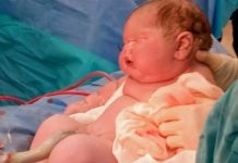 Британка родила младенца весом в 7 кг