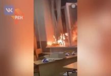 Учеников гимназии в Томске эвакуировали из-за пожара