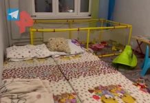 Видео из частного детсада, откуда выпал пятилетний ребенок в Москве