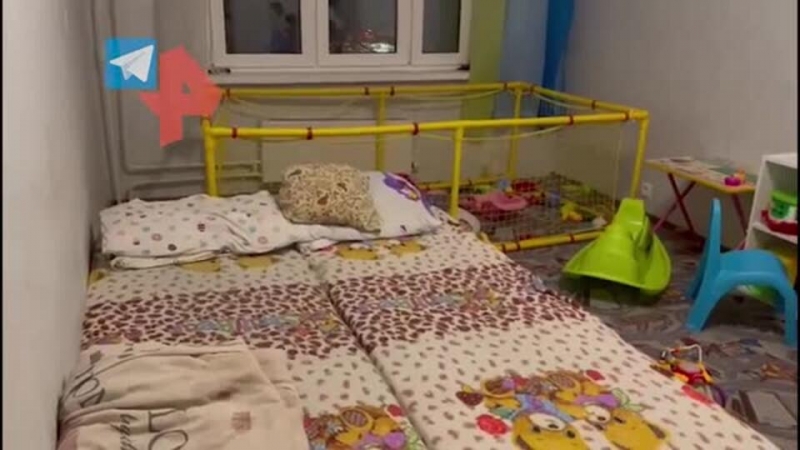 Видео из частного детсада, откуда выпал пятилетний ребенок в Москве