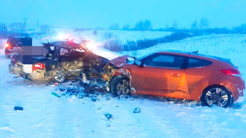 Два человека погибли и семь пострадали в массовом ДТП в Башкортостане