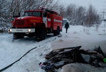 Два ребенка погибли при пожаре в доме в Архангельске
