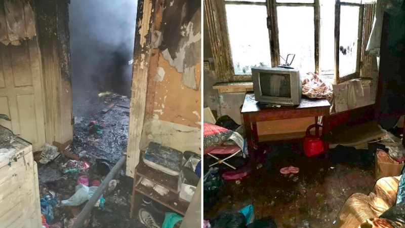 Два ребенка погибли при пожаре в доме в Архангельске