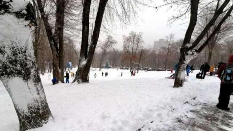 Мужчина погиб, катаясь на санках с шестилетней дочкой