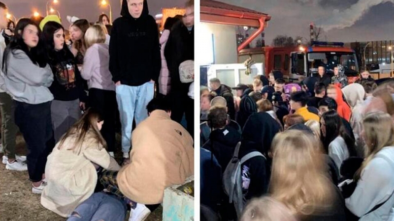 Подростки подожгли дымовую шашку в минском клубе