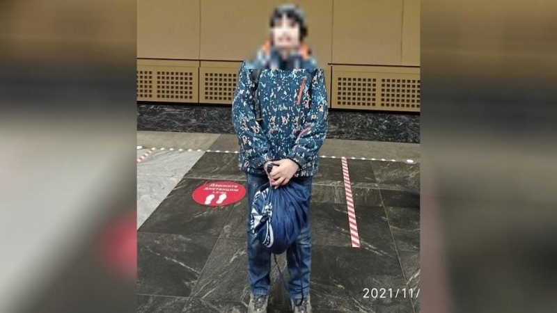 Полиция показала видео обнаружения пропавшего в Москве мальчика