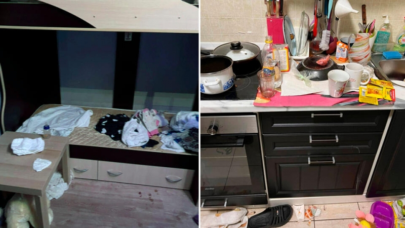 Голодных младенцев нашли в заваленной мусором квартире в Москве