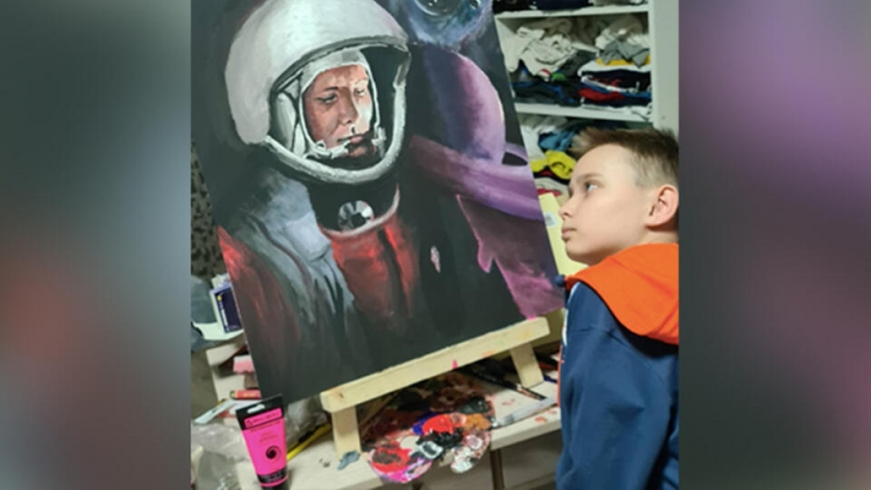 Картину школьника из Башкирии выставят в галерее в Лондоне