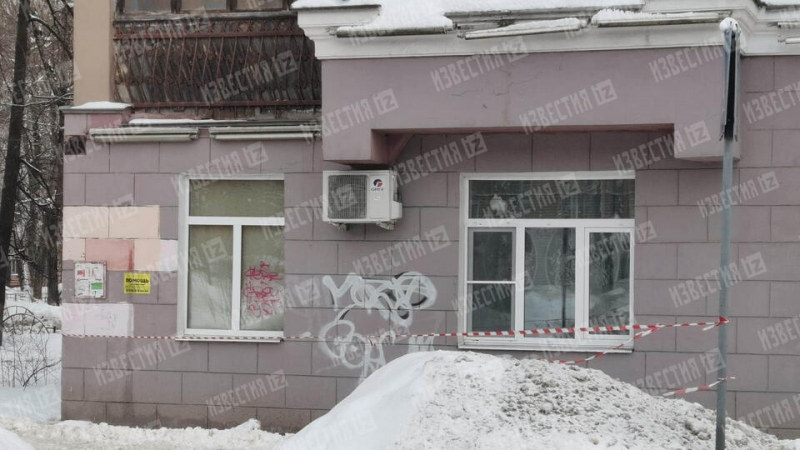 Мать и двое маленьких детей пострадали от падения наледи в Балашихе