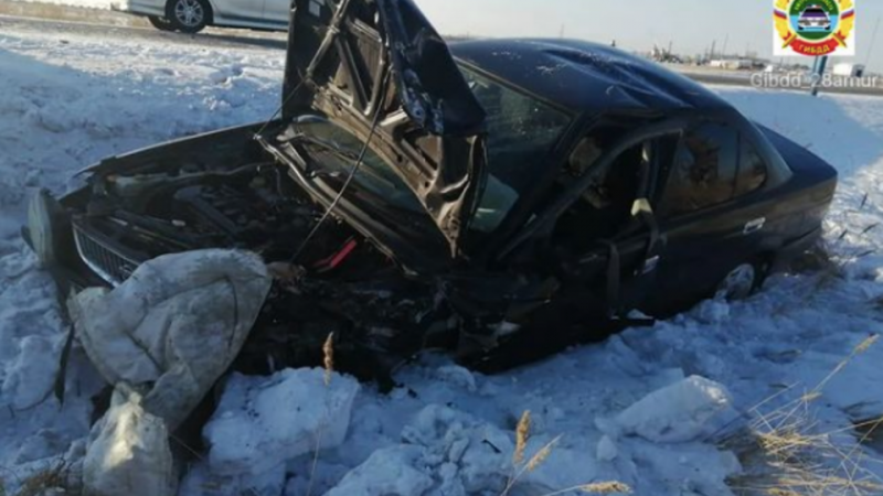 В ДТП в Приамурье пострадали шесть человек, в том числе двое детей