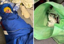 Мать младенца, оставившая его в сумке у дома, объявлена в розыск