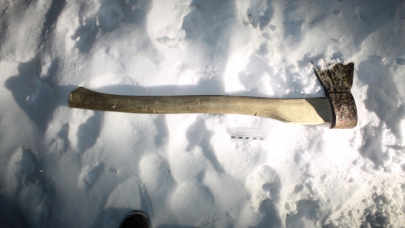 Участковый выстрелил в мужчину с топором, не дававшего изъять ребенка