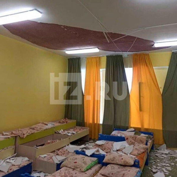 Штукатурка обвалилась на малышей в детском саду в Видном