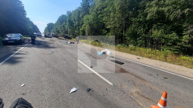 Два человека погибли и трое пострадали в лобовом ДТП в Подмосковье