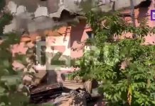 РЕН ТВ публикует кадры из хостела, где при пожаре погибли трое детей