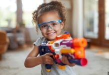 Nerf-бластер для ребёнка: безопасное и увлекательное оружие для активных игр
