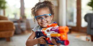 Nerf-бластер для ребёнка: безопасное и увлекательное оружие для активных игр