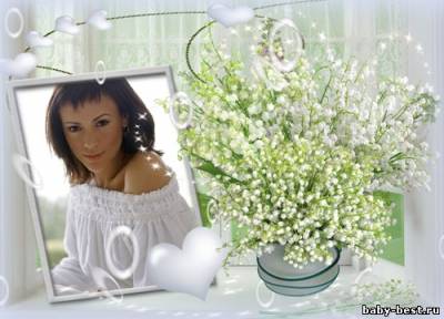 Рамка для фото - Ландыши