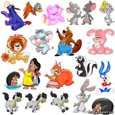 Отрисовки для фотошопа – Зверюшки